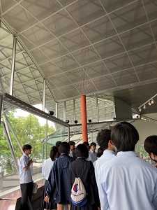 八代市厚生会館、八代市立博物館未来の森ミュージアム、八代市民俗伝統芸能伝承館お祭りでんでん館を見学
