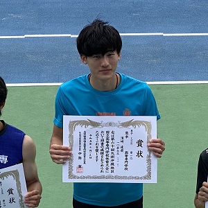 第60回九州沖縄地区高専体育大会陸上競技で優勝