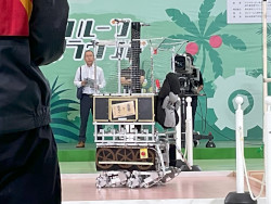 高専ロボコン2023九州沖縄地区大会に出場し、八代Aチームが準優勝