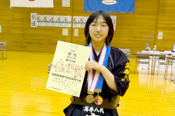 第59回全国高等専門学校体育大会・剣道競技 女子個人戦の部で3位