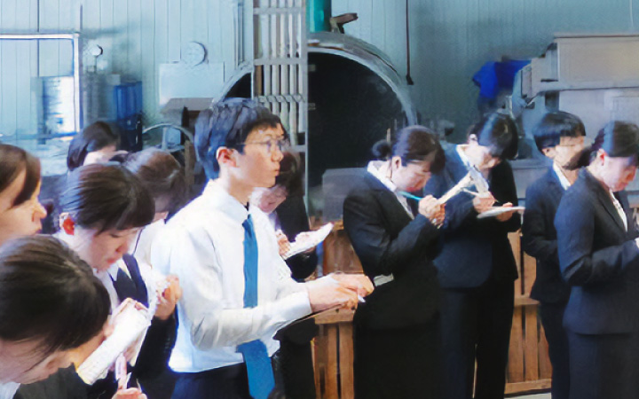 学外授業の様子