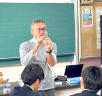 出前授業「霧箱による放射線の実験」