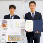 優秀賞（建築社会デザイン工学科3年　木ノ下 晴太、建築社会デザイン工学科1年　木ノ下 咲太）