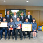 熊本県表敬訪問「高専ロボコン2025全国大会」ロボコン大賞受賞チーム