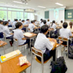 ドイツ留学中の3年生とのオンライン交流を実施しました